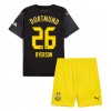 Borussia Dortmund Julian Ryerson #26 Bortaställ Barn 2024-25 Korta ärmar (+ Korta byxor)